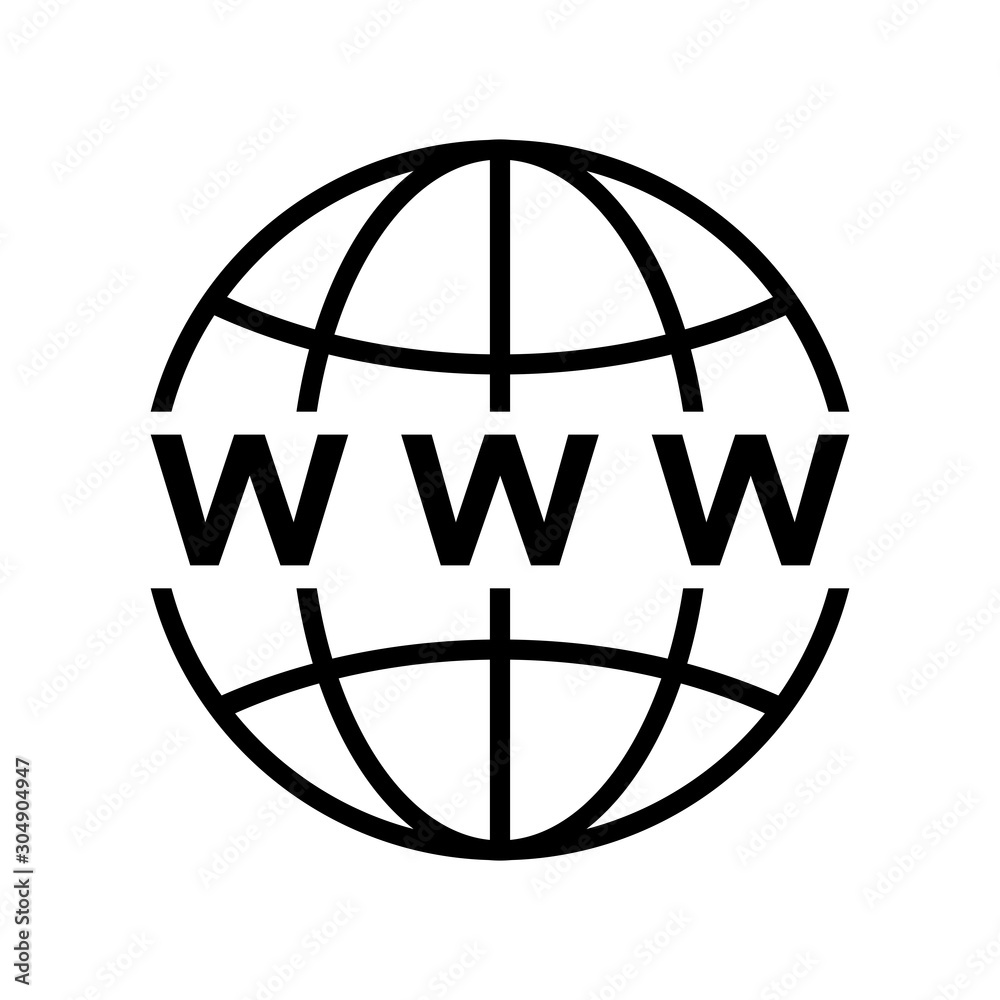 globe icon vector design symbol of go to web