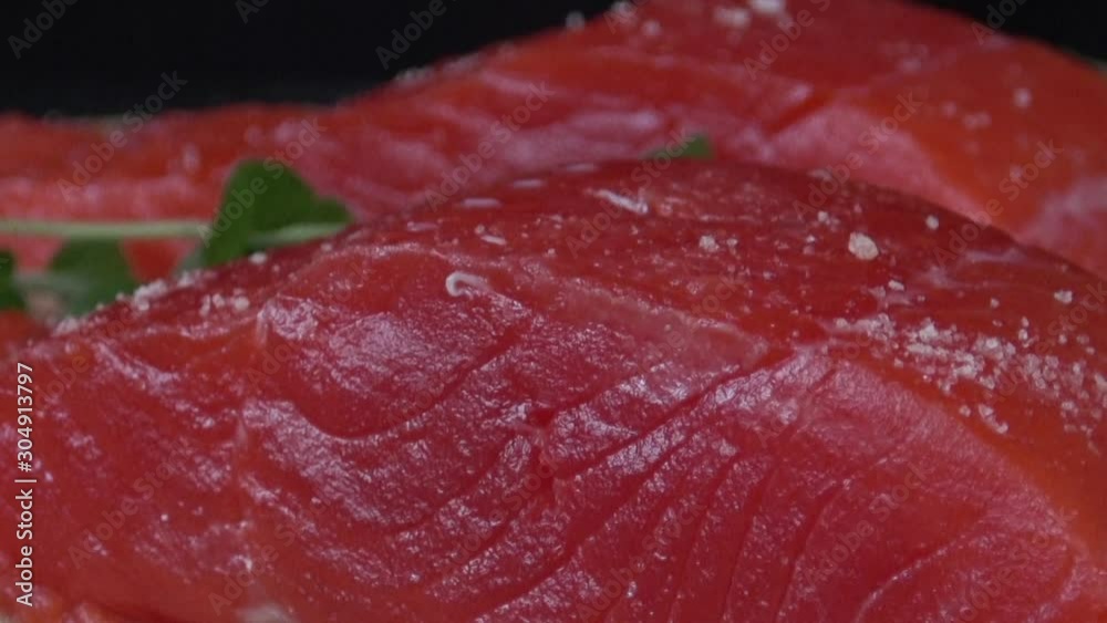 Salmon Filet with Sea Salt Salmon Filet with Sea Salt