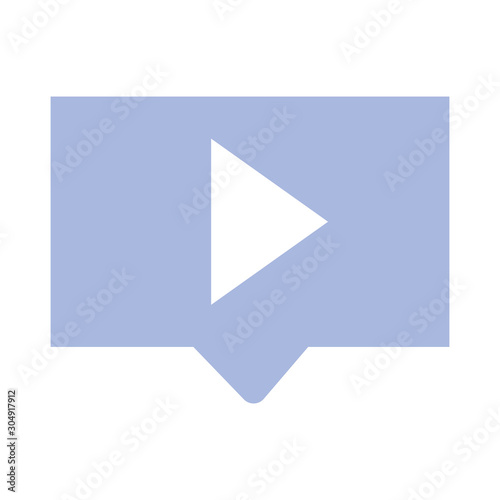 Free Download frame with play button on white background - GFXLoad