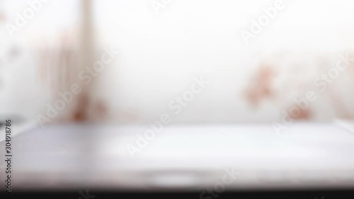 Designer working on graphic tablet. Low light close-up shot 1080p