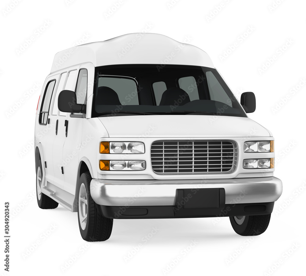 Delivery Van Isolated Delivery Van Isolated