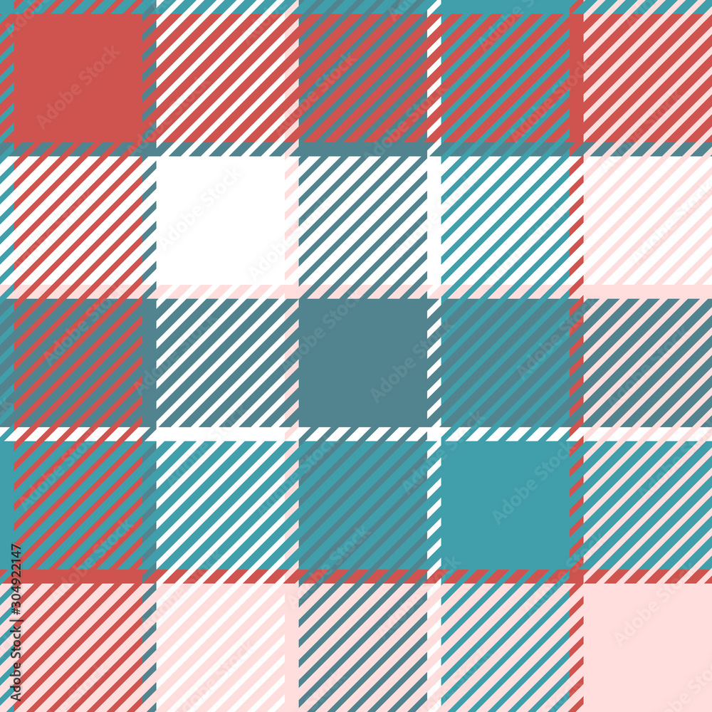 Plaid or tartan vector is background or texture in many color Plaid or tartan vector is background or texture in many color