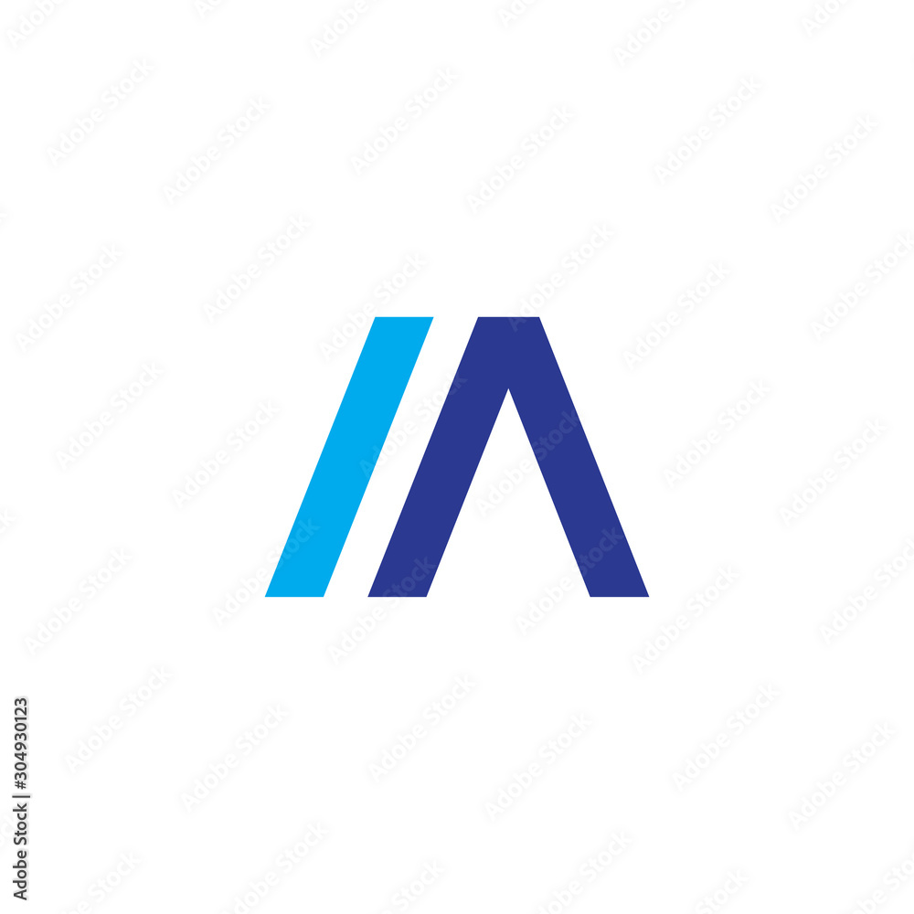 Logo Design with Abstract Letter A Icon Logo Design with Abstract Letter A Icon