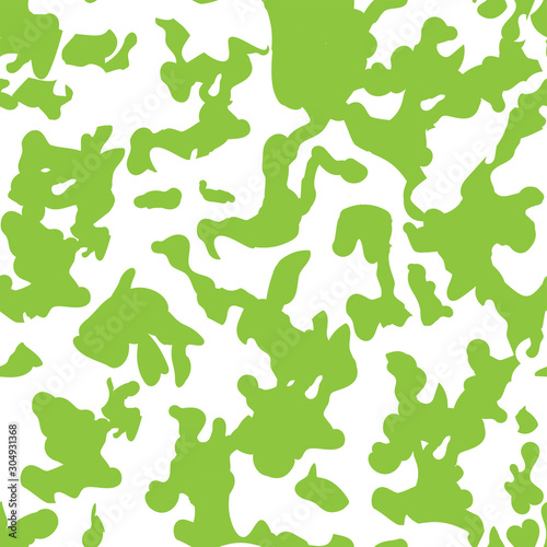 Abstract camouflage pattern seamless illustration