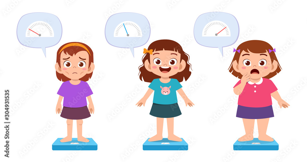 cute thin fit fat kids girls use weight scale cute thin fit fat kids girls use weight scale
