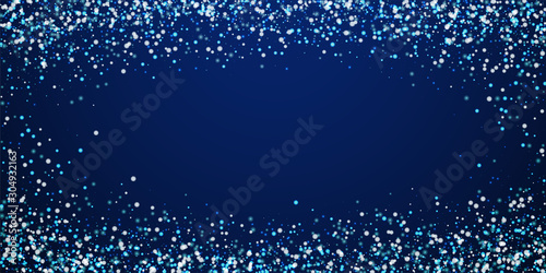 Amazing falling snow Christmas background. Subtle 