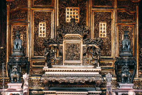 Shenyang Imperial Palace (Mukden Palace) was the former imperial palace of the early Manchu-led Qing dynasty and UNESCO world heritage site built in 400 years ago in Shenyang CHINA