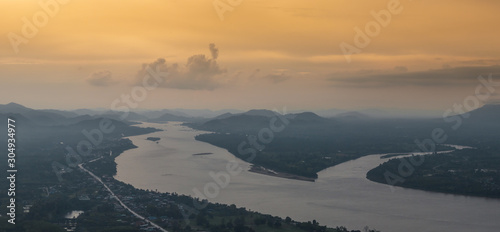 Nong Khai City Viewpoint and Mekong River