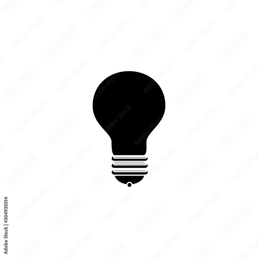 light bulb idea silhouette