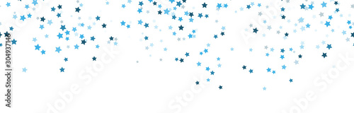 seamless confetti stars background for christmas time