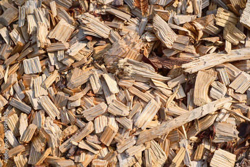 Detail Shot of Woodchip Mulch