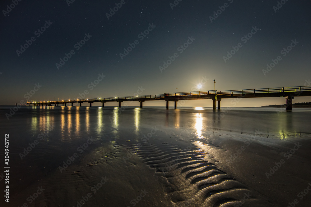 ostsee bei nacht