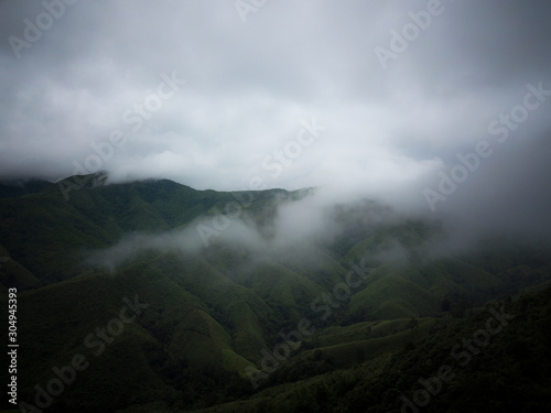 Mountain aerial photograph