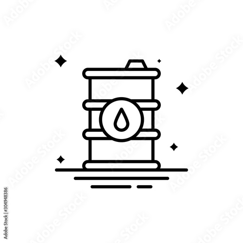 Barrel Vector Line Icon