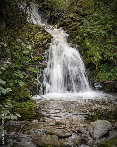 Trondheim Ilabekken Waterfall Gloomy Edit photo