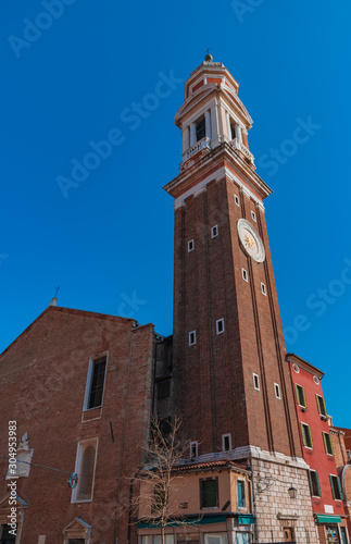 Bell tower tower in Venice 02