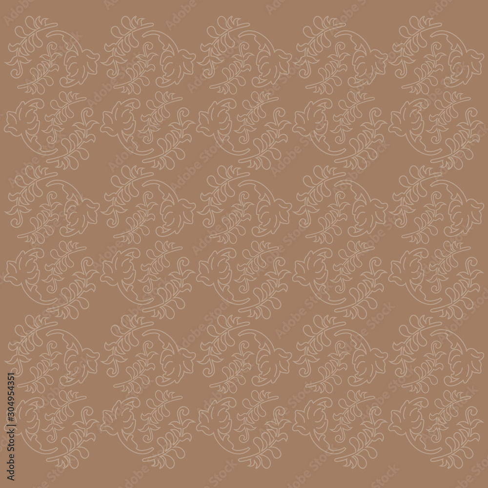 Elegant seamless pattern with flower. Scandinavian style vector background. Great for fabric,textile,wallpaper Elegant seamless pattern with flower. Scandinavian style vector background. Great for fabric,textile,wallpaper