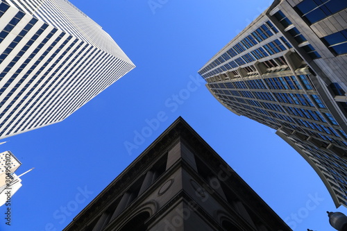 Buildings looking Up