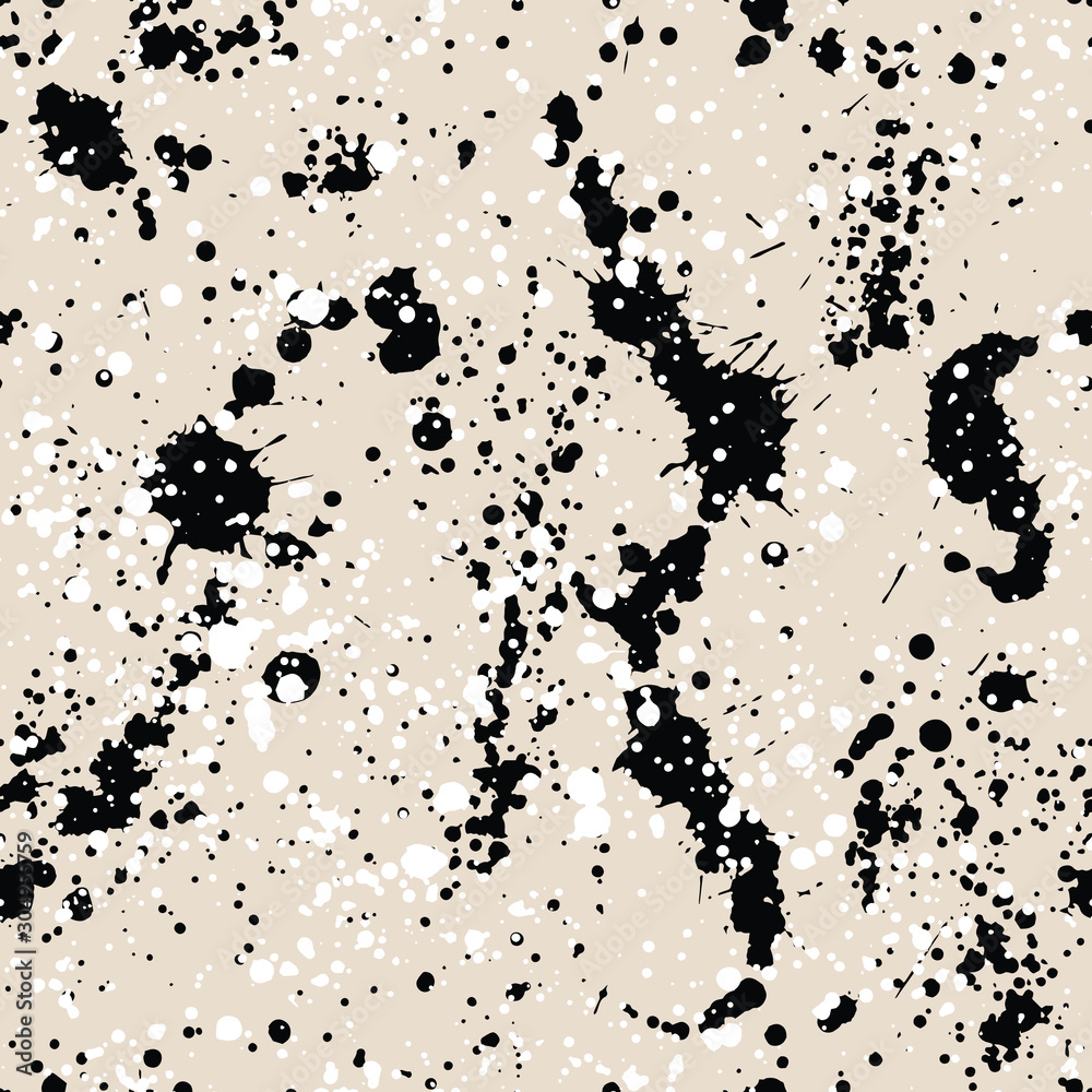Paint splashes texture seamless pattern Paint splashes texture seamless pattern