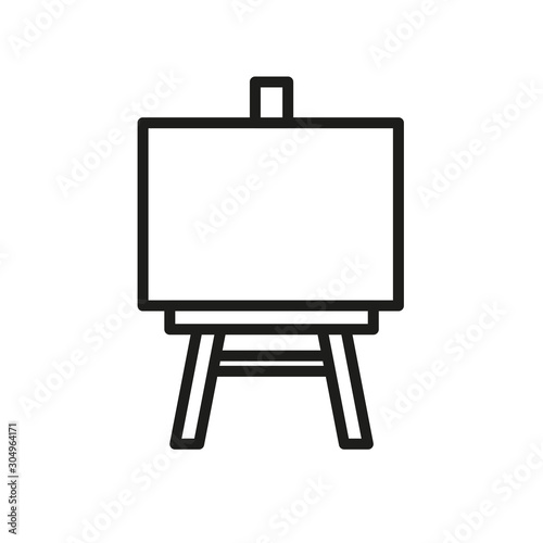 Easel icon. Simple vector illustration