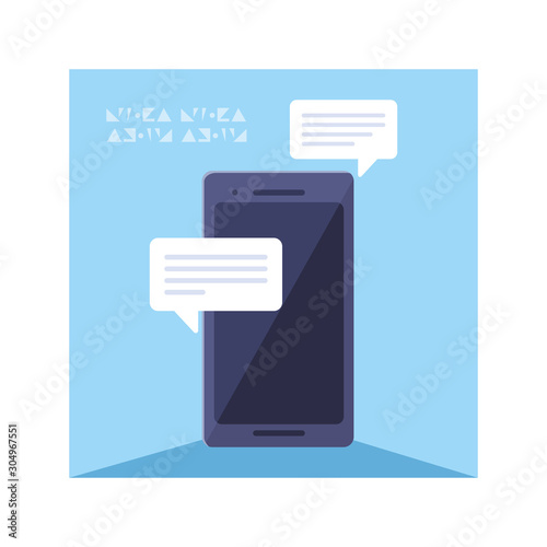 smartphone screen with mobile applications