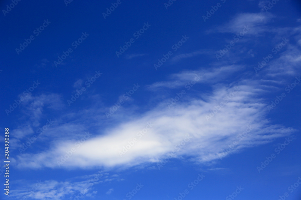 cloud in blue sky at summer