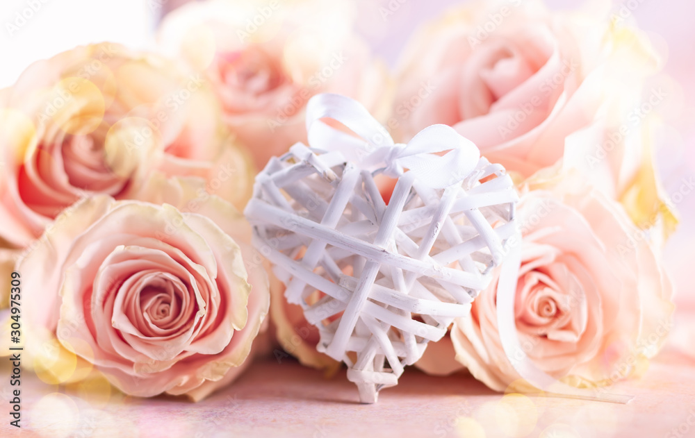 Flower composition with roses. Flower composition with roses.