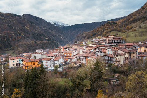Village of Pezzaze in Val Trompia, Italy