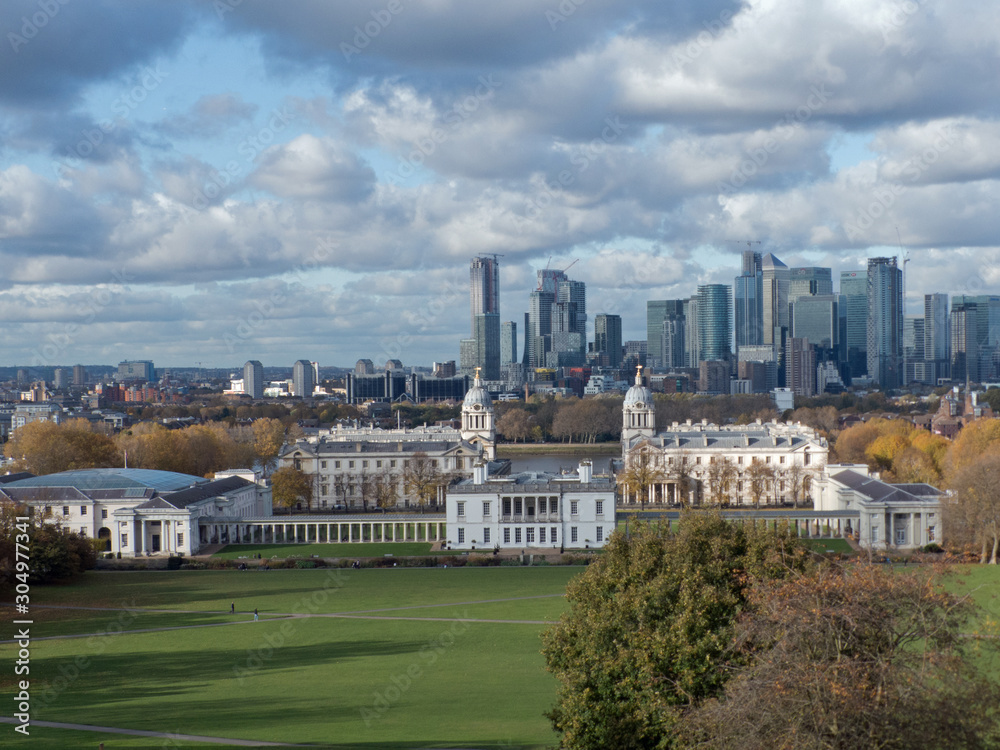 Greenwich and the London skyline
