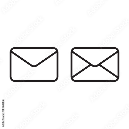 Vector Mail Button
