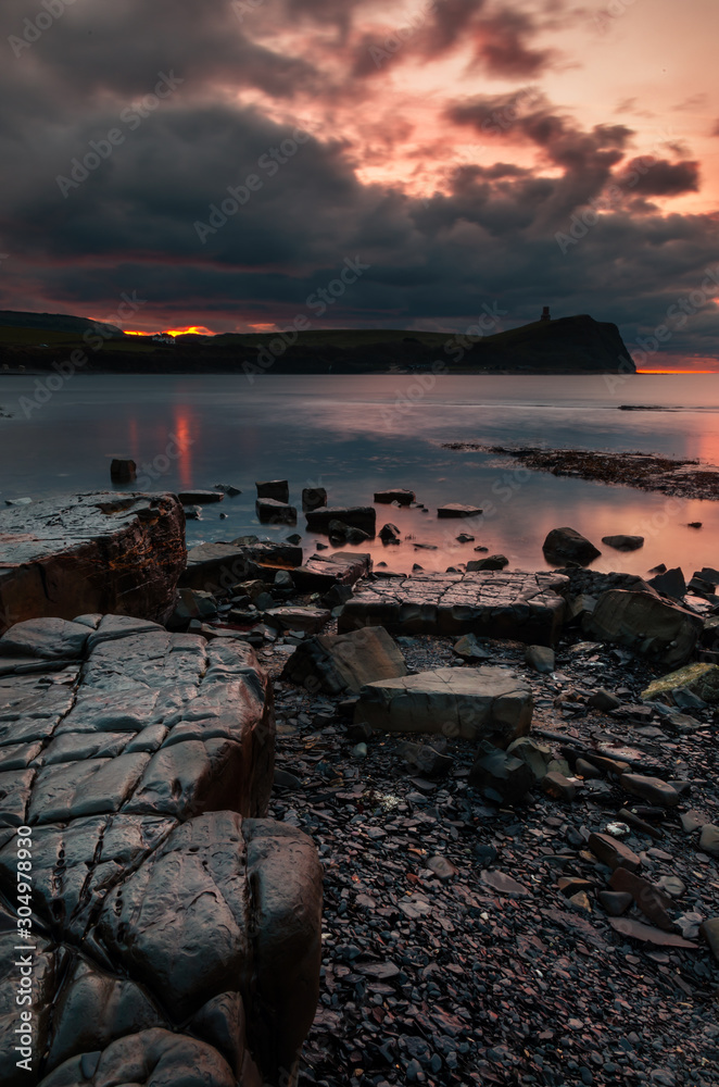 Sunrise at Kimmeridge, Dorset, England