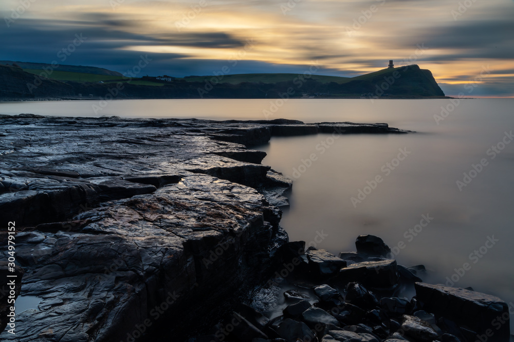 Sunrise at Kimmeridge, Dorset, England