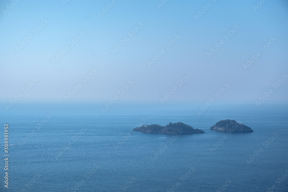Islands off the Amalfi Coast.