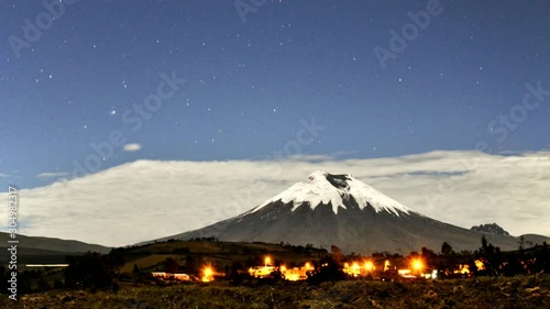 Cotopaxi volcano in Ecuador