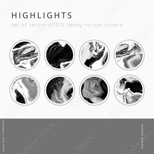 Instagram Highlight covers vector