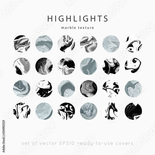 Instagram Highlight covers vector