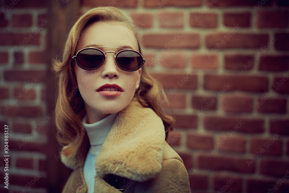 fashionable young woman fashionable young woman