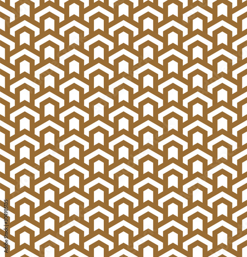 Seamless geometric pattern in style art deco.