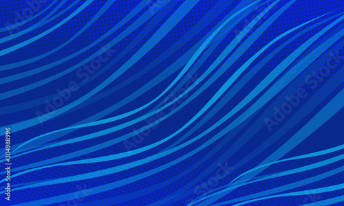 Blue wave Christmas abstract background. Christmas and New year