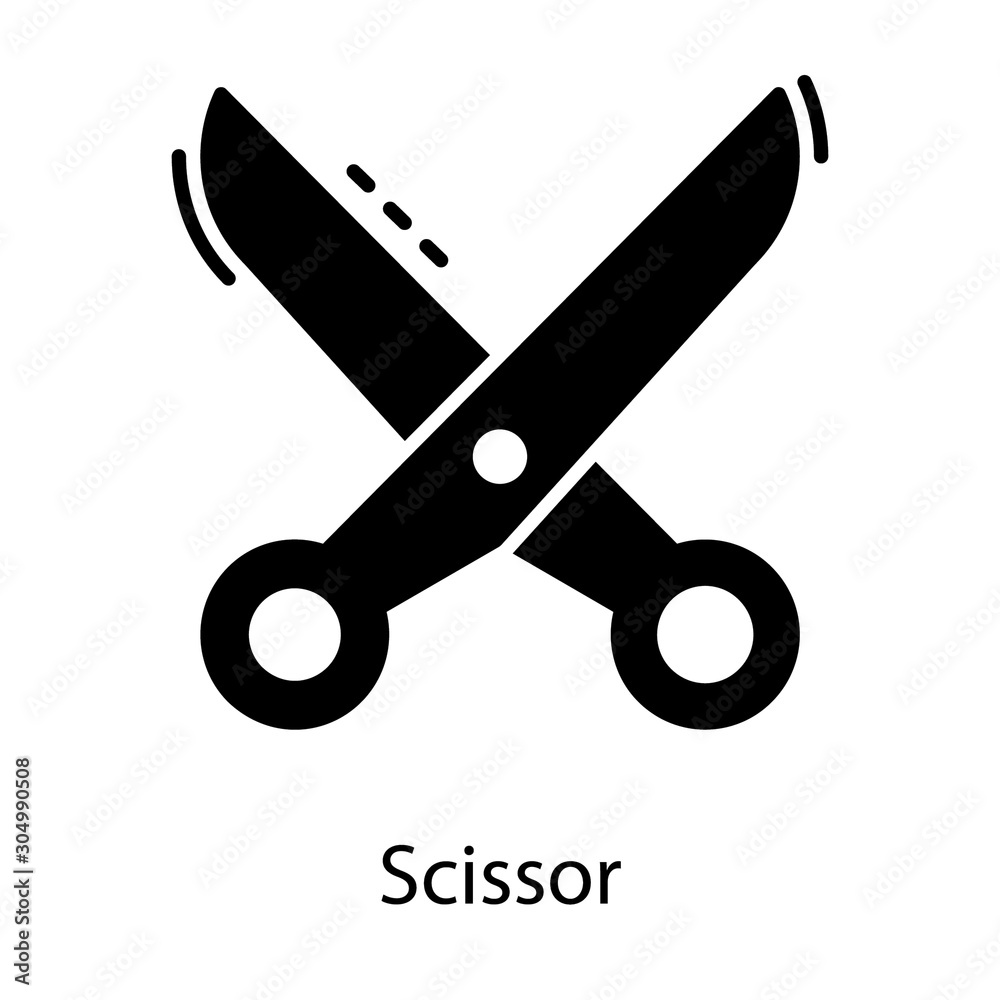 Trimming Scissor Vector Trimming Scissor Vector