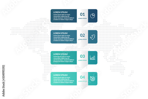 step or process infographic template design . infographic concept for presentations, banner, workflow layout, process diagram, flow chart and how it work