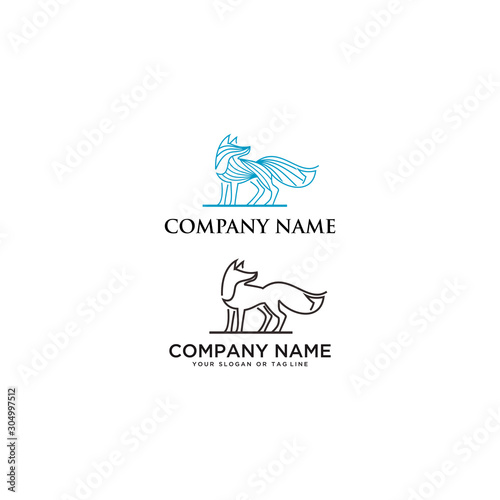 Free Download Wolf Logo vector template - GFXLoad