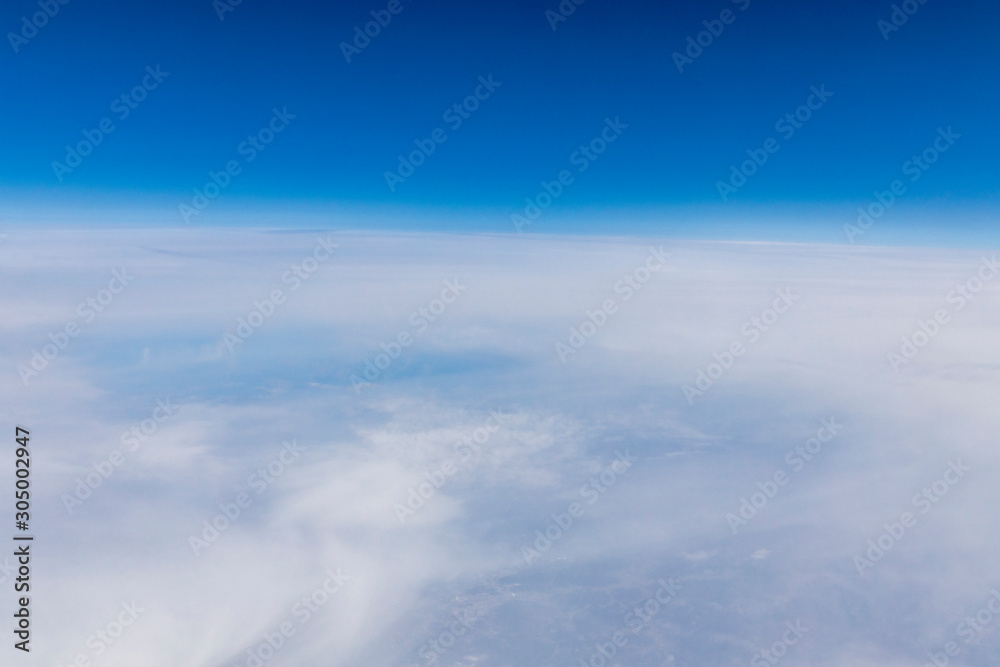 飛行機からの雲海#4