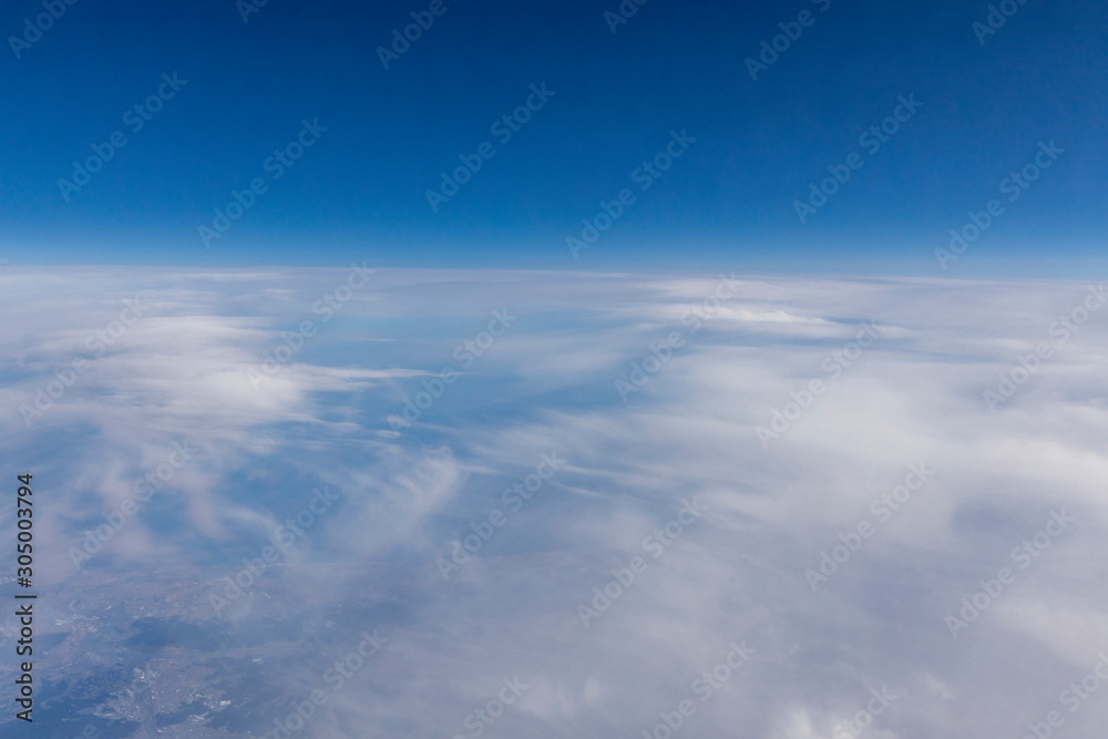 飛行機からの雲海#8