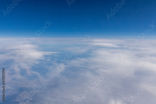 飛行機からの雲海#8