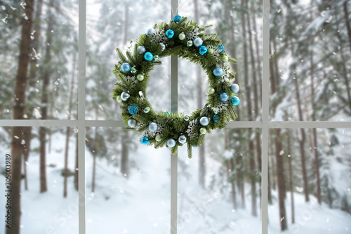 Beautiful Christmas wreath ...
