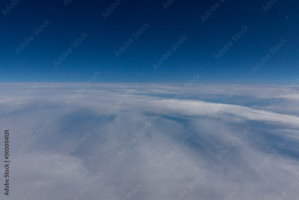 飛行機からの雲海#10