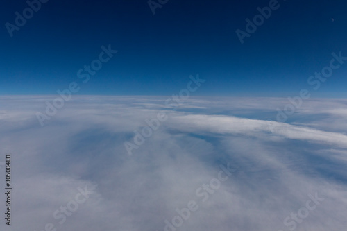 飛行機からの雲海#10