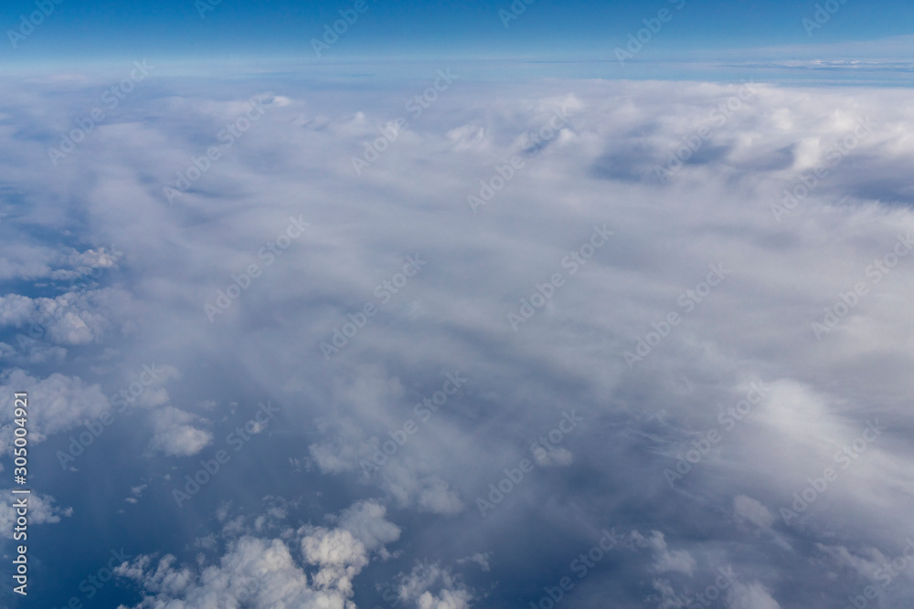 飛行機からの雲海#13