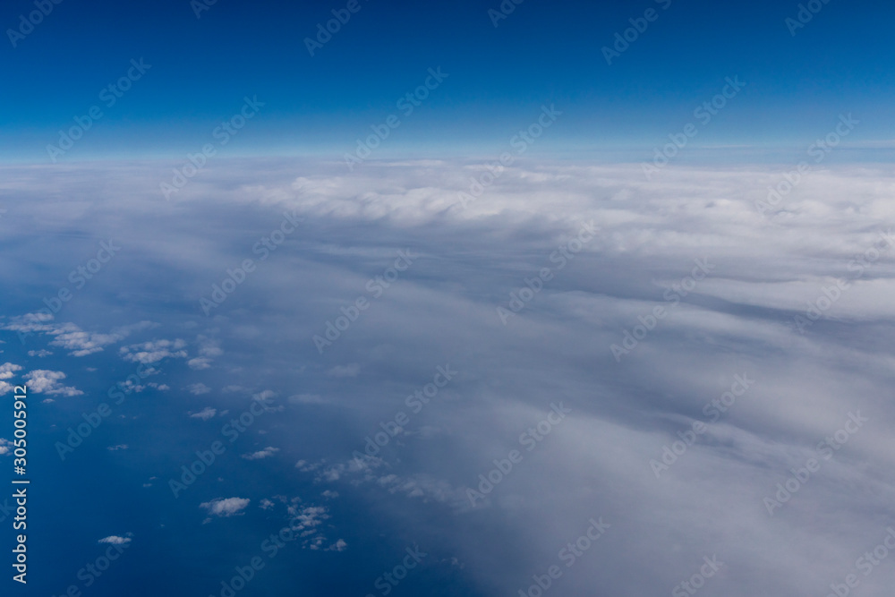 飛行機からの雲海#17